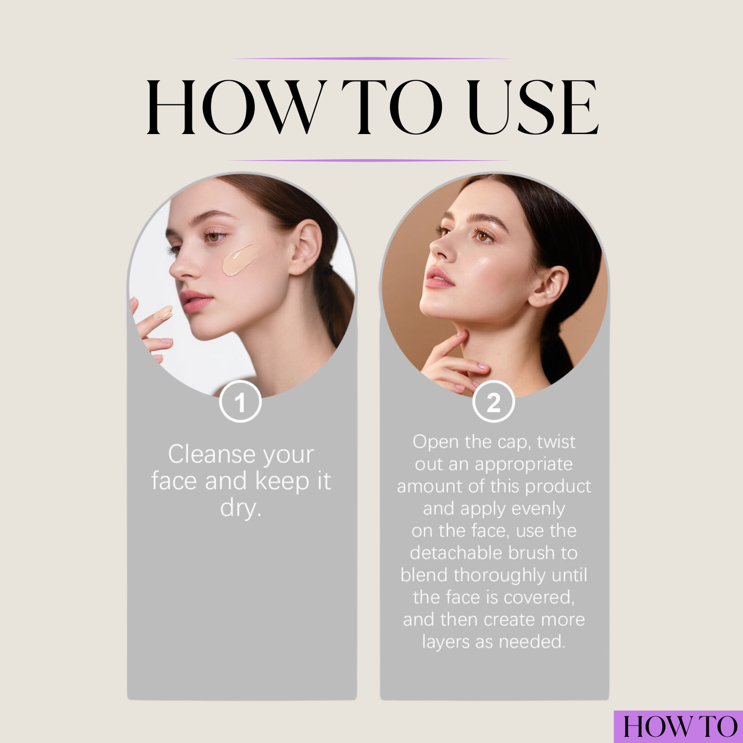 Nappu™ Korean Color- Changing Foundation Roll-On 2- In-1