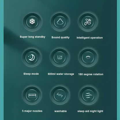 3 in 1 Portable Mini Air Cooler – Rechargeable | Powerful Cooling | Low Noise